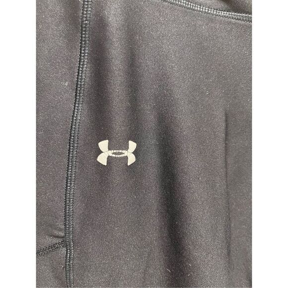 Under Armour Breast Cancer Awareness black & pink cropped leggings, women’s size - Picture 5 of 6